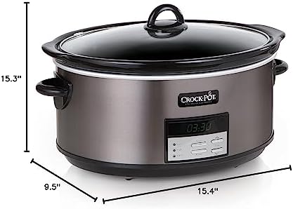 Crock-Pot 8 Quart Programmable Slow Cooker with Auto Warm Prime C192