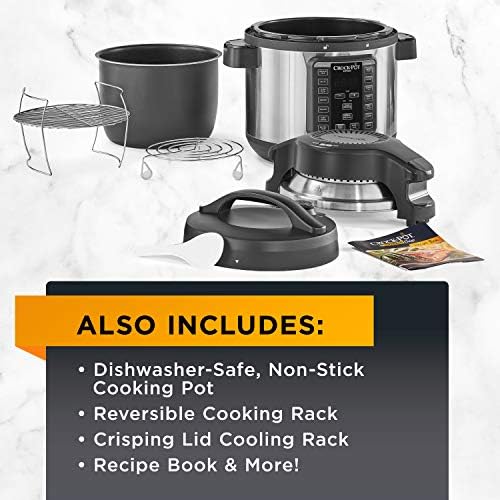 Crock-Pot Express Crisp 8 Quart 10-in-1 Pressure Cooker Choice C172