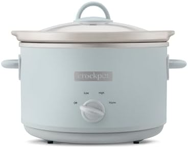 Crock-Pot 4.5 Quart Manual Slow Cooker – Macaroon Blue Original C110