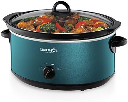 Crock-Pot 7 Quart Manual Slow Cooker – Turquoise Choice C131