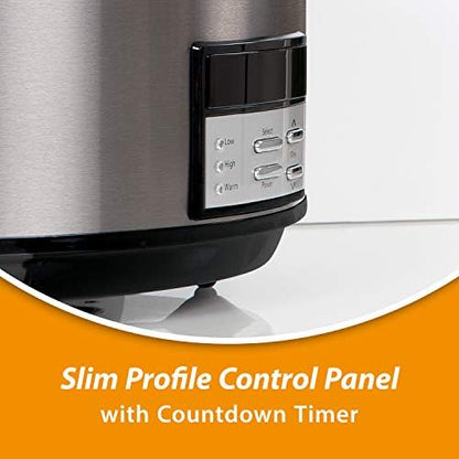 Crock-Pot 8 Quart Programmable Slow Cooker with Auto Warm Prime C192