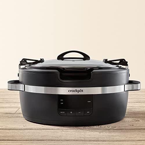 Crock-Pot Thermoshield 6 Quart Slow Cooker with Carry Handles Fresh C138