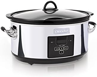 Crock-Pot 7 Quart Programmable Slow Cooker – Polished Platinum Fresh C156