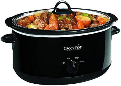 Crock-Pot 8 Quart Manual Slow Cooker – Black Prime C150