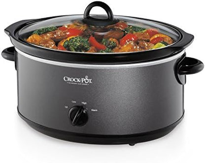 Crock-Pot 7 Quart Slow Cooker – Charcoal Signature C153