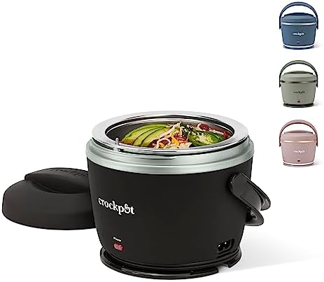 Crock-Pot Electric Lunch Box Food Warmer 20oz – Black Signature C119