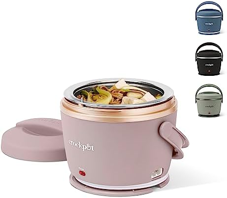 Crock-Pot Electric Lunch Box Food Warmer 20oz – Blush Pink Prime C186