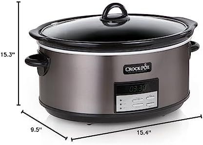 Crock-Pot 8 Quart Programmable Slow Cooker with Auto Warm Prime C192