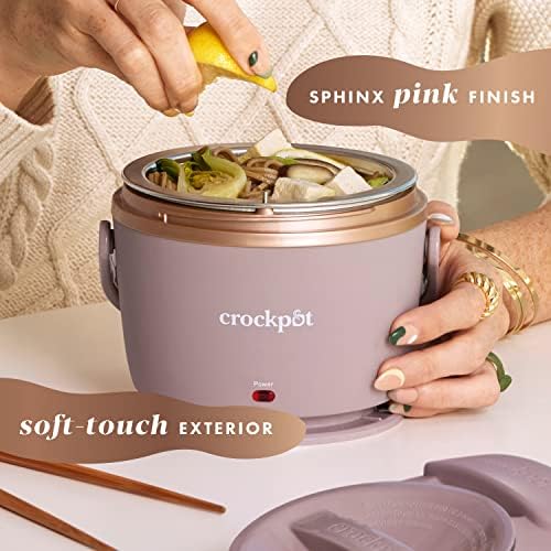 Crock-Pot Electric Lunch Box Food Warmer 20oz – Blush Pink Prime C186