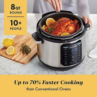 Crock-Pot 8 Quart Express Crock Multi-Use Pressure Cooker Select C148