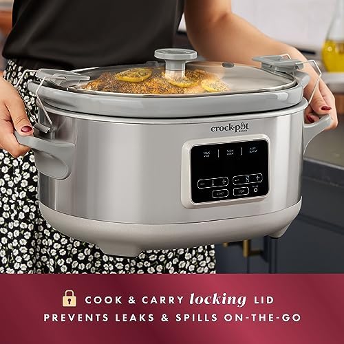 Crock-Pot 7 Quart Programmable Cook & Carry Slow Cooker Plus C161