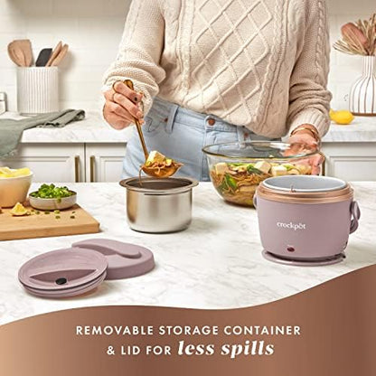 Crock-Pot Electric Lunch Box Food Warmer 20oz – Blush Pink Prime C186