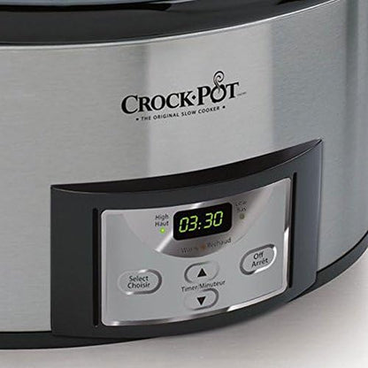 Crock-Pot Cook & Carry 6 Quart Programmable Slow Cooker Original C142