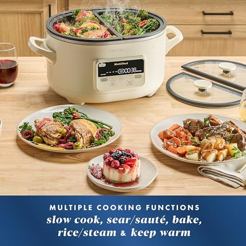 Crock-Pot MultiMeal Multicooker with Programmable Slow Cooker Daily C190
