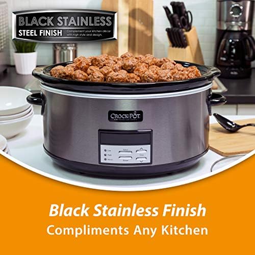Crock-Pot 8 Quart Programmable Slow Cooker with Auto Warm Prime C192