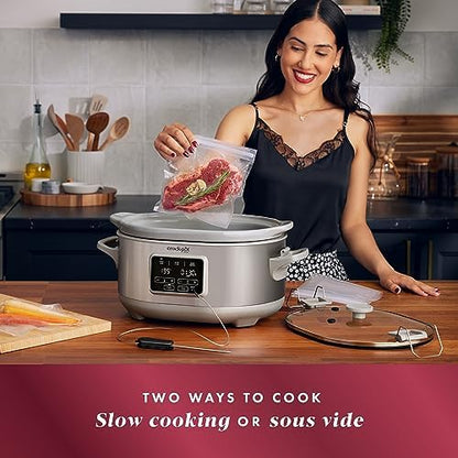 Crock-Pot 7 Quart Programmable Cook & Carry Slow Cooker Plus C161