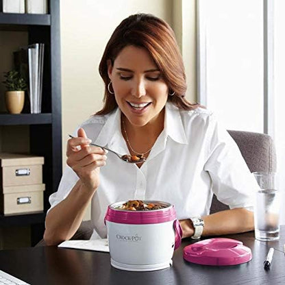 Crock-Pot Lunch Crock Portable Food Warmer 20oz – Pink Choice C178