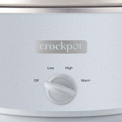 Crock-Pot 4.5 Quart Manual Slow Cooker – Macaroon Blue Original C110