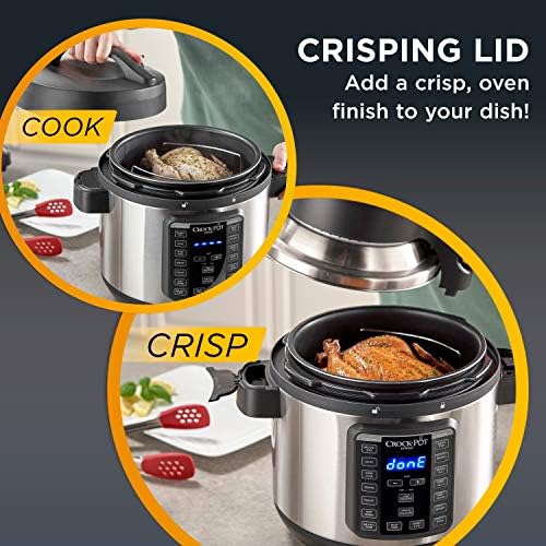 Crock-Pot Express Crisp 8 Quart 10-in-1 Pressure Cooker Choice C172