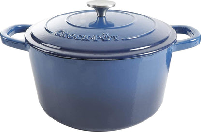 Crock-Pot 3 Quart Enameled Cast Iron Dutch Oven – Aqua Reserve C196