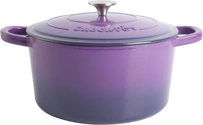 Crock-Pot 3 Quart Enameled Cast Iron Dutch Oven – Aqua Reserve C196
