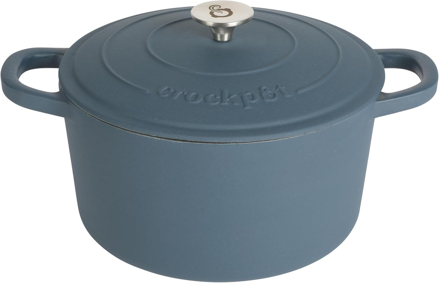 Crock-Pot 3 Quart Enameled Cast Iron Dutch Oven – Aqua Reserve C196