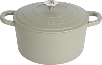 Crock-Pot 3 Quart Enameled Cast Iron Dutch Oven – Aqua Reserve C196