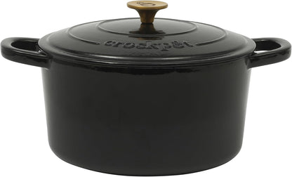 Crock-Pot 3 Quart Enameled Cast Iron Dutch Oven – Aqua Reserve C196