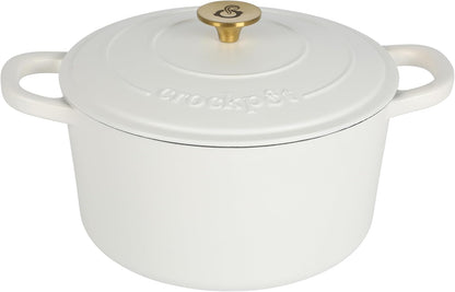 Crock-Pot 3 Quart Enameled Cast Iron Dutch Oven – Aqua Reserve C196