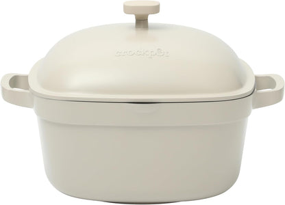 Crock-Pot 3 Quart Enameled Cast Iron Dutch Oven – Aqua Reserve C196
