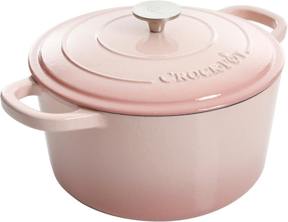 Crock-Pot 3 Quart Enameled Cast Iron Dutch Oven – Aqua Reserve C196