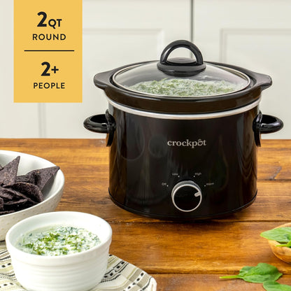 Crock-Pot 2 Quart Mini Slow Cooker – Classic Compact Cooker Original C110