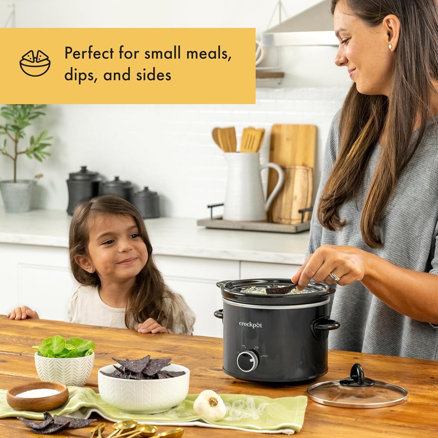 Crock-Pot 2 Quart Mini Slow Cooker – Classic Compact Cooker Original C110